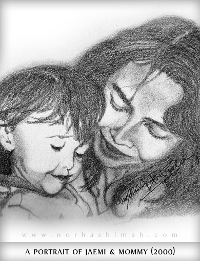 A POrtrait of Jaemi and Mommy